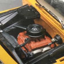 66 Chevy Suburban Stock Small Block 283 Engine Nice Detail 1:25 LBR Model Parts