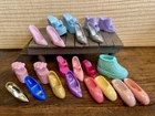 Lot Vintage Barbie Doll Boots Shoes Accessories High Heels 5 Pairs 12 Singles