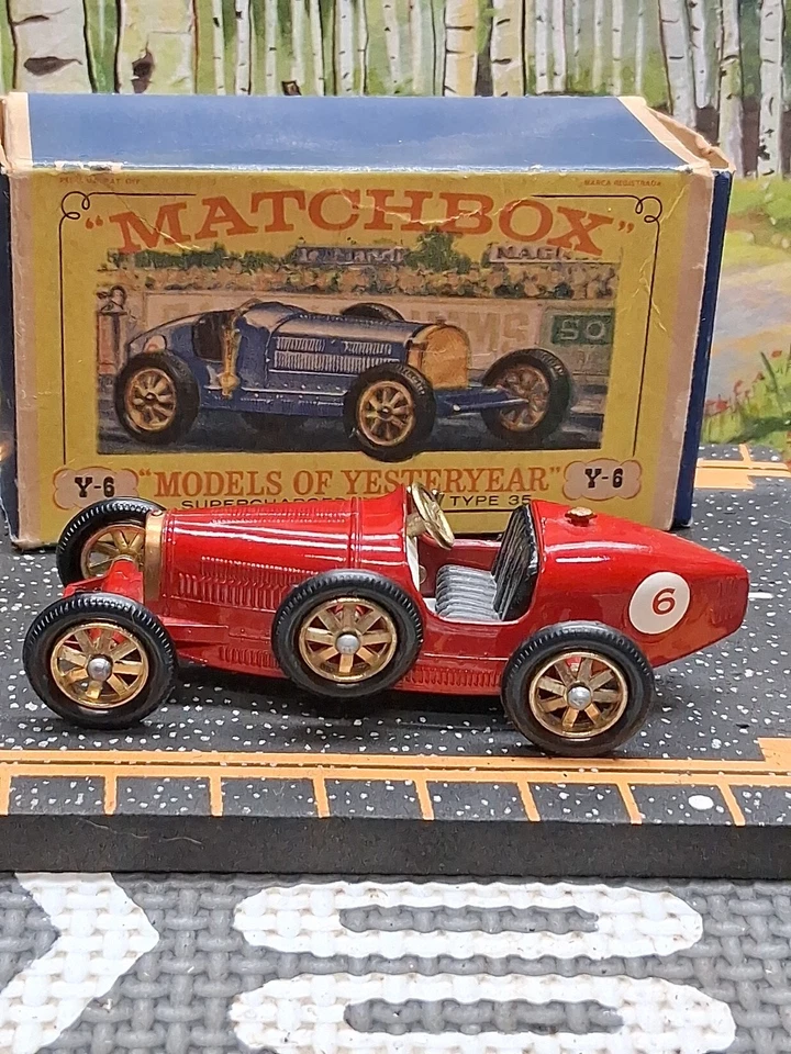 Matchbox Models of Yesteryear Y-6, 1926 Bugatti Type 35 with Box - Image 2 of 4