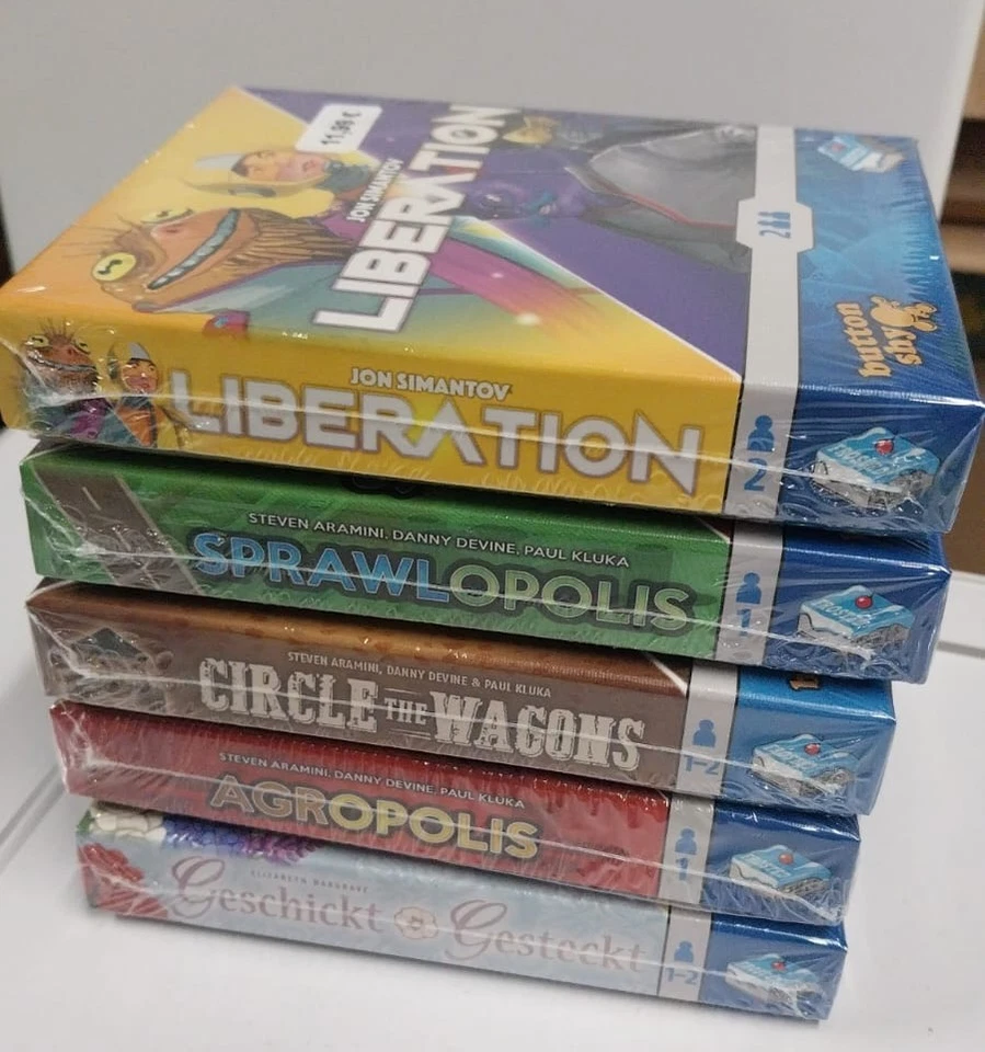 Frosted Games - button shy: Verschiedene Spiele (Neu & OVP)