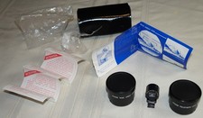 Ansco Auxiliary Lens Set Telephoto and Wide Angle Lens 46mm Lens Ring