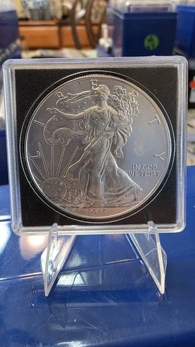 2015 BU American Eagle Coin  .999 1 Oz Silver Bullion