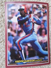 1984 ANDRE DAWSON ACTION ALL-STARS MONTREAL EXPOS BASEBALL OVERSIZE