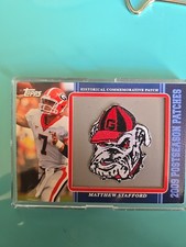 2009 Topps Postseason Patch Matthew Stafford #PPR49 Rookie Patch RC – Bulldogs