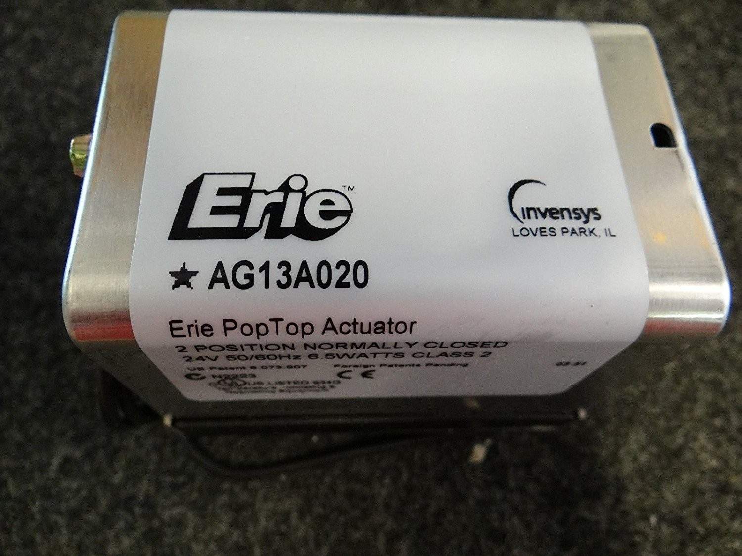 Erie (Schneider Electric) AG13A020 2-Position Zone Valve 24V