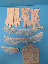 ALTE ACCESSOIRES HANDSCHUHE KRAGEN EINSTECKTÜCHER