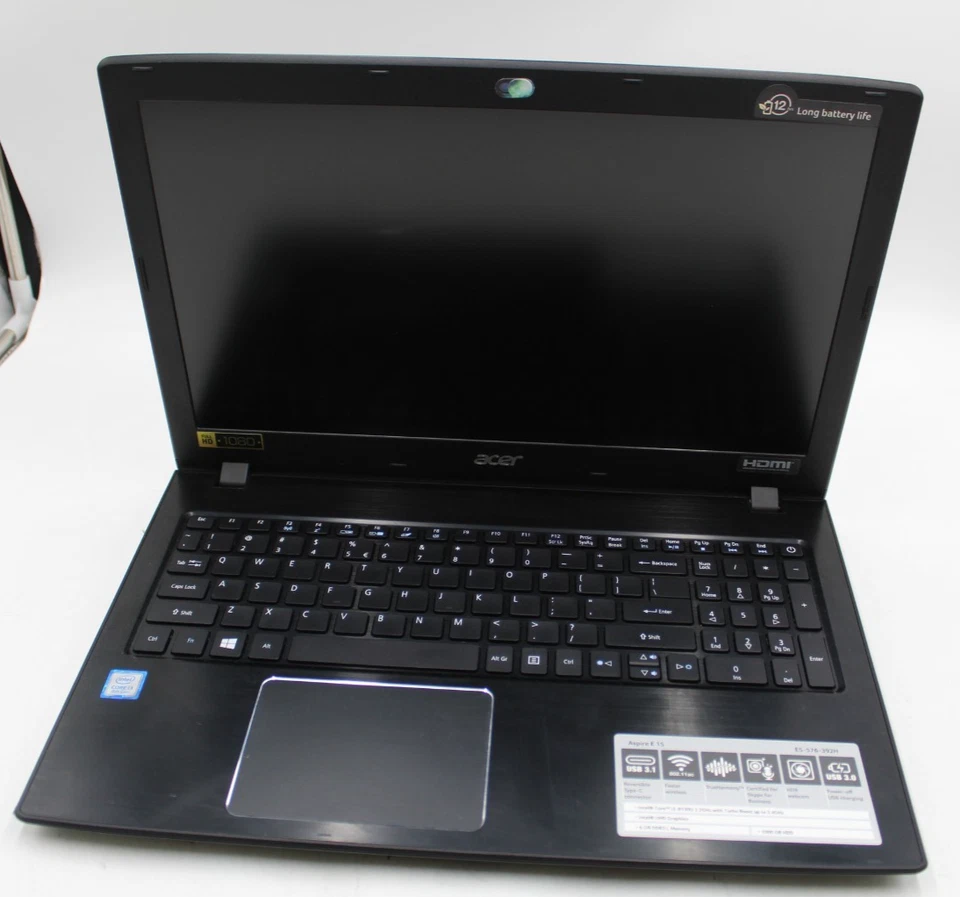 Acer Aspire E5-576 15,6 дюйма 1 ТБ HD 6 ГБ RAM i3-8130U 30 дней гарантии без ОС - Изображение 3 из 4