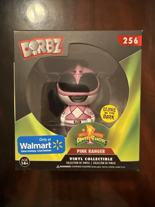 Pink Power Ranger Funko Dorbz Walmart Glows in the Dark