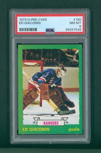Ed Giacomin #160 1973 O-Pee-Chee card