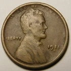 1911 S Lincoln Wheat Cent Penny VG-Details  Actual Coin Pictured