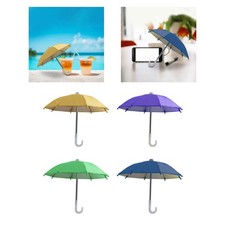 Decorative Phone Umbrella Portable Lightweight Phone Holder Sun Shade for