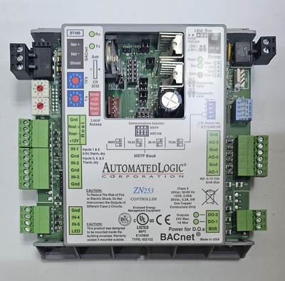 Automated Logic ZN253 Controller | 24VAC 50/60Hz | 12VA | 26VDC | Made in USA