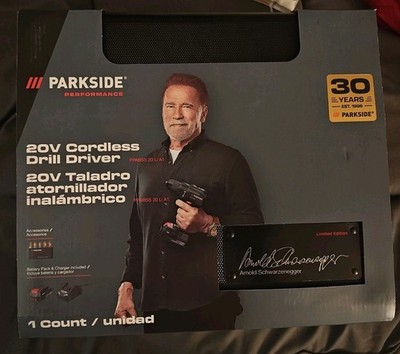 PARKSIDE Performance Arnold Schwarzenegger Signed Limited Edition Drill Driver