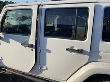 Rear Side Door 2011-2018 Jeep Wrangler Left Driver White Full Door Vin W 1031375 Rear Side Door 2011-2018 Jeep Wrangler Left Driver White Full Door Vin W 1031375