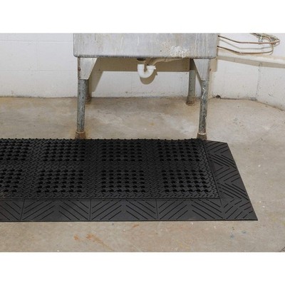 NOTRAX 620S3636BL Drainage Mat,Black,3 ft.x3 ft. 3LCY8