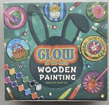 Klmars - Easter Glow in the Dark Wooden Painting Kids Craft Kit