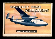 1952 Topps Wings #172 Handley Page Marathon    VGEX X3595438