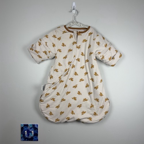 HOUSBAY Baby Sleep Bag Sack Wearable Blanket Sleep 2-Way Zipper Wheat Small 0-6