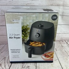 Mainstays 2.2 Qt Air Fryer Compact Black Nonstick Basket 1150W