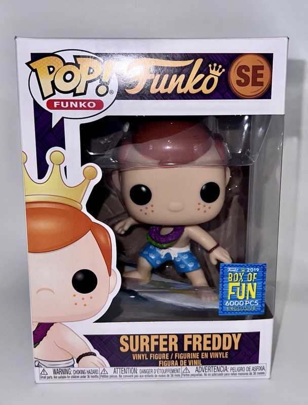 Funko- Freddy Funko - Surfer Freddy - Box Of Fun- LE 6000 W/ Protector