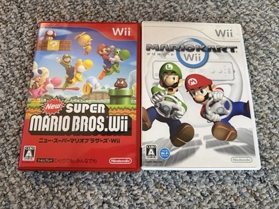 New Mario Bros. Wii & Mario Kart Wii Manual NTSC-Japanese **US