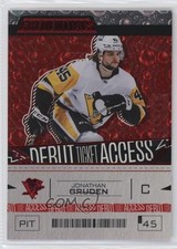 2023-24 Upper Deck Credentials Debut Ticket Access Red /349 Jonathan Gruden 12sb