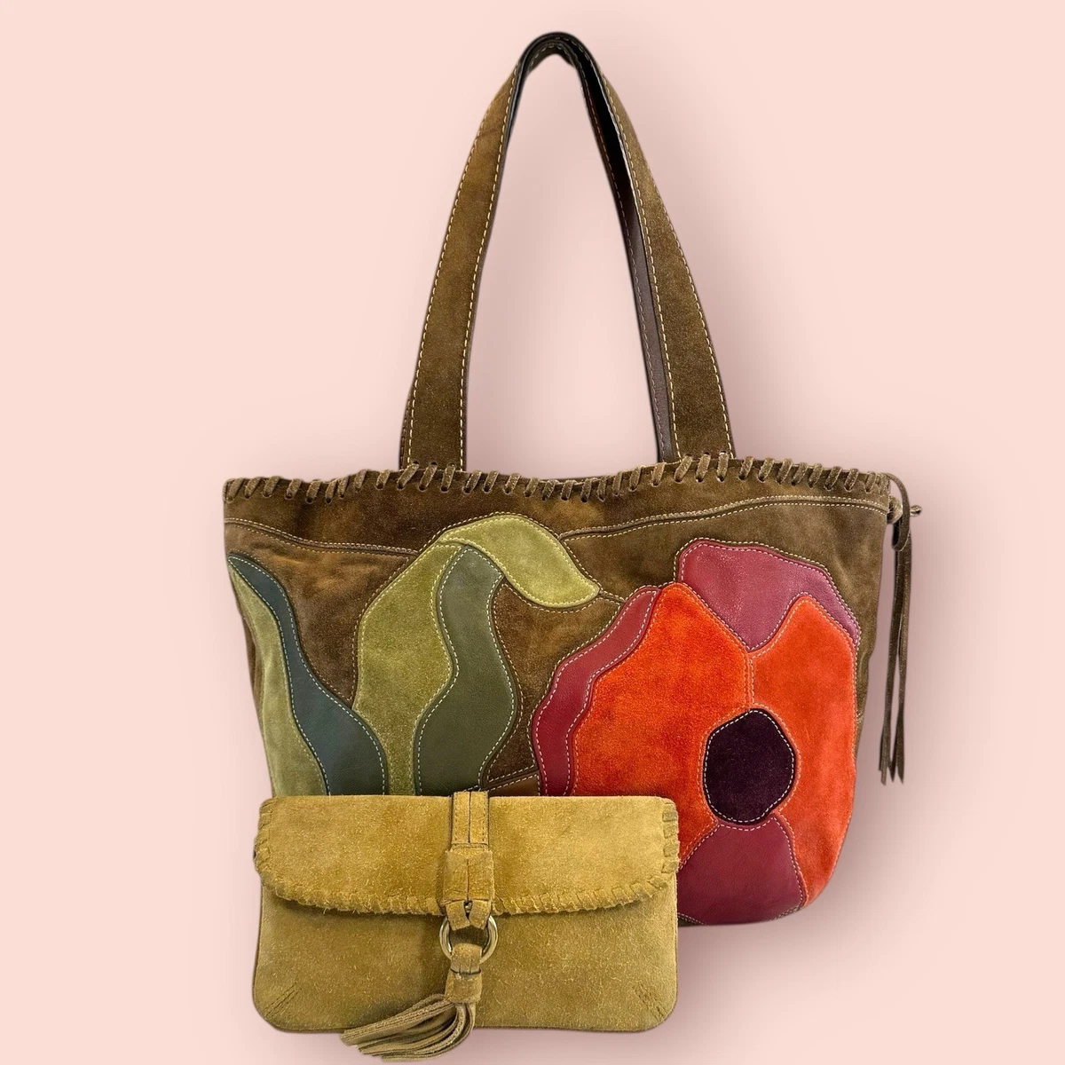 Coach Floral Suede Exterior Bags & Handbags for Women for sale | eBay