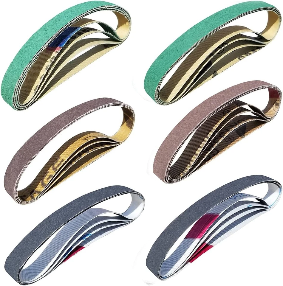 24Pcs 1/2"x12" Replacement Belt Kit for Work Sharp Original Knife&Tool Sharpener - Image 2 of 4