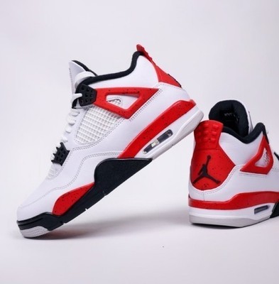 Jordan 4 Retro ''Red Cement'' Men's Basketball Shoes Mid Top Us Size7-12