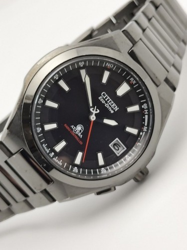 Citizen Attesa ATD53-2723 Édition Limitée Eco-Drive Titane Solaire Montre Hommes - Photo 6 sur 10