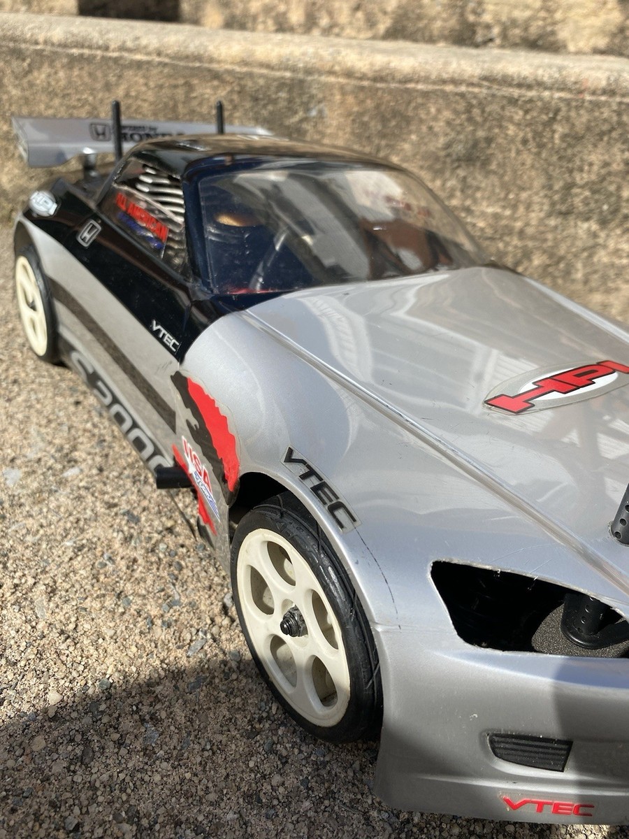 HPI Nitro RS4-3 Nitro 3 With T-15 Engine Runs Rare Honda S2000