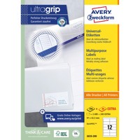 Avery Zweckform - Etikett Zweckform 3659-200 97X42,3Mm Weiß 2400 StüCk