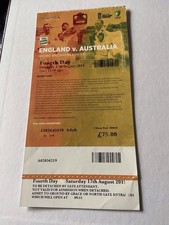 England V Australia 17/08/2019Ashes  Cricket Match Ticket- Forth Day @ Lords