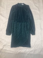 Nine West Green Sequin Dress Womens Medium