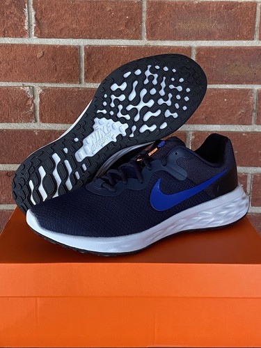 Nike Revolution Royal Blue White Size 10.5 Mens New Sneakers NIB Running Shoes - Picture 2 of 10