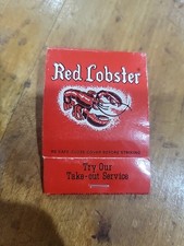 Vintage Red Lobster Matchbook