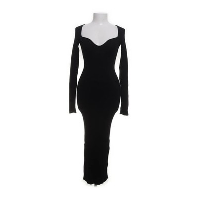 H&M, Maxikleid, Größe: S, Schwarz, Polyamid/Viskose, Einfarbig #qIc