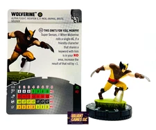 Marvel Heroclix Wolverine #033 w/ Card X-Men '97 Set