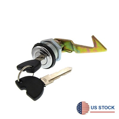 Motorcycle Trunk Rear Tail Box Luggage Lock Kit w/ 2 Key For Honda Suzuki Yamaha