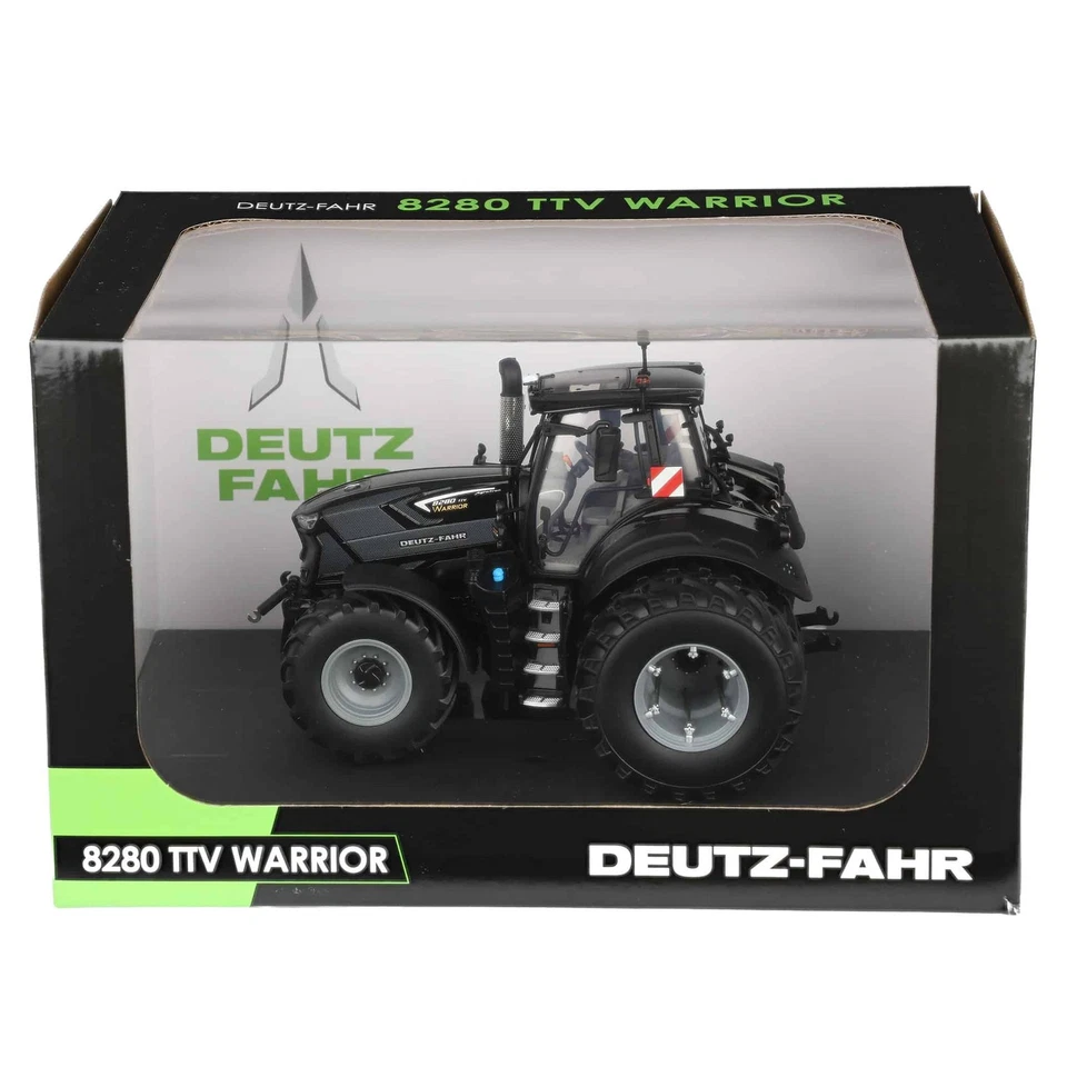 Universal Hobbies 1/32 Deutz-Fahr 8280 Black Warrior Tractor w Rear Duals UH6834 - Image 3 of 4