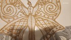 Antique Battenburg Lace Butterfly Doily — photo 5