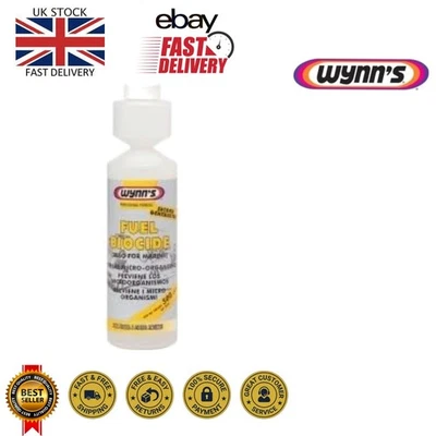12 Pack - Wynns 250 ml Fuel Biocide Against Algae Growth - Easy Application - Image 1 of 3