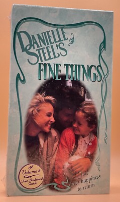 Danielle Steel's Fine Things VHS 1990, 1997 **SEALED NEW** **Buy 2 Get 1 Free**
