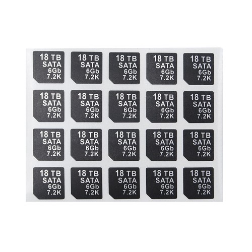 20X Capacity Sticker SAS SATA NVME SSD For DELL DXD9H X7K8W Hard Tray Caddy - Picture 39 of 58