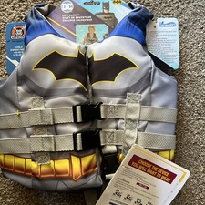 Swimways DC Batman Child Life Jacket Swimming Vest 33-55 lbs