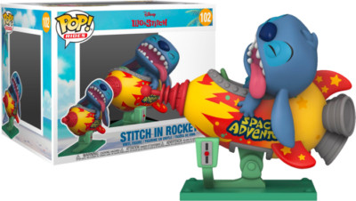 FUNKO POP DISNEY LILO & STITCH - STITCH IN ROCKET #102 SHIPS USPS PRIORITY MAIL