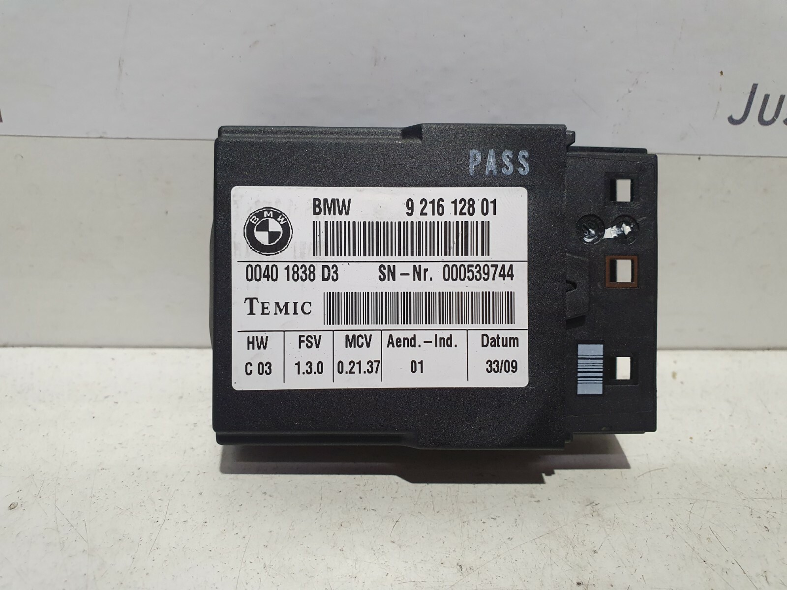 BMW 3 SERIES E92 SEAT BELT EXTENDER CONTROL LCPA MODULE eBay