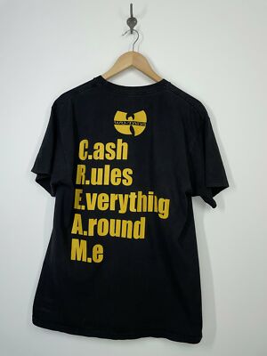 Wu Tang CREAM Cash Rules Everything Around Me Rap T Shirt - | eBay