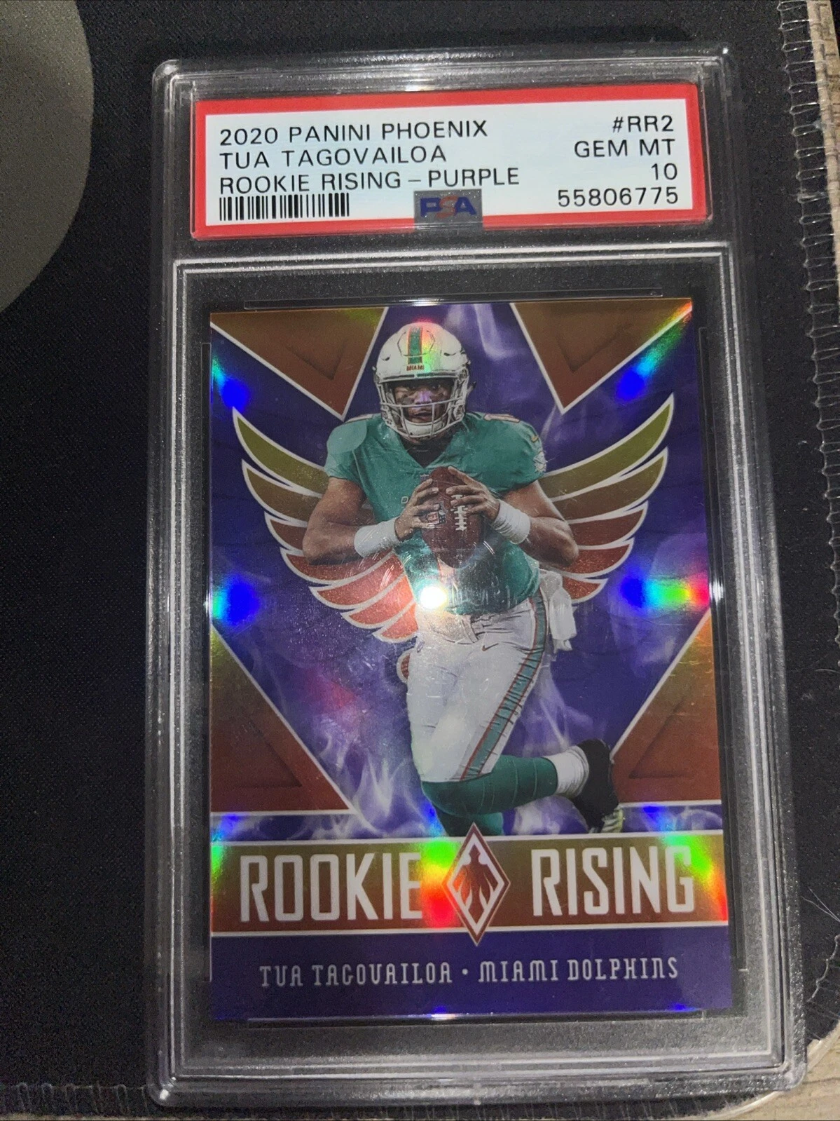 Tua Tagovailoa Panini Phoenix Rookie Rising #RR2 Purple