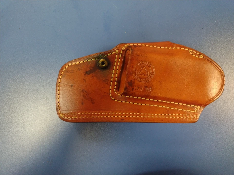 Vintage NEW Galco Glock 17 19 22 23 9mm Premium Small Of Back Leather Holster RH - Image 2 of 4